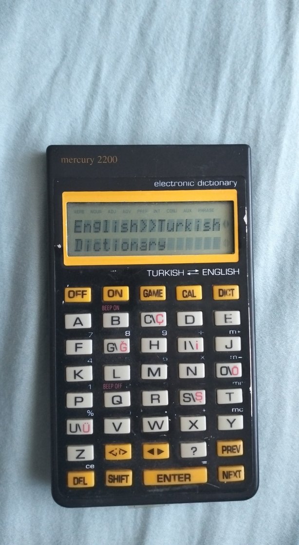 Mercury 2200 Elektronik Türkçe-İngilizce Sözlük - Görsel 2