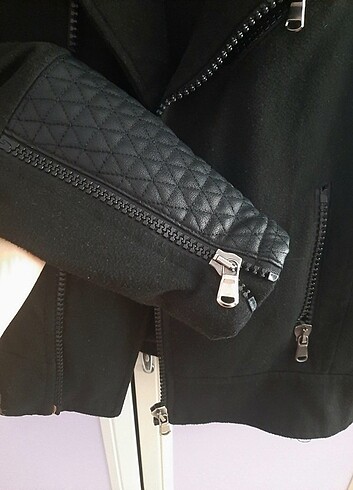 l/xl Beden Siyah süet ceket# mont