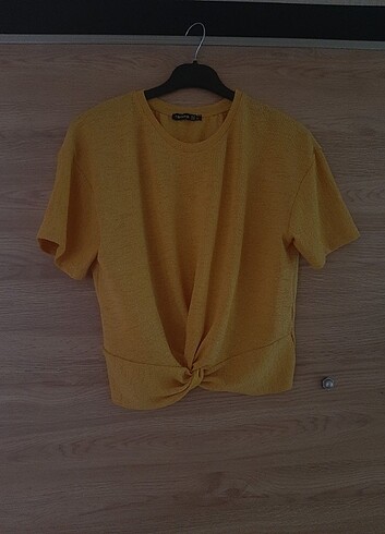 Sari simli crop bluz