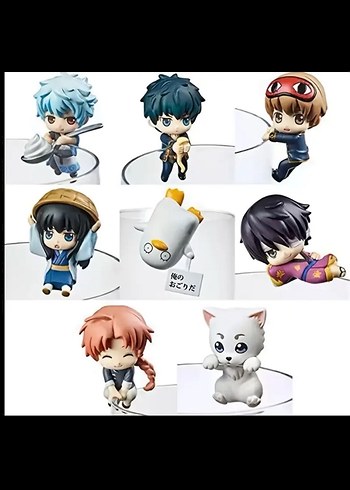  Gintama mini anime figürleri random
