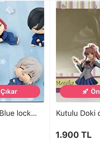 Anime figürleri