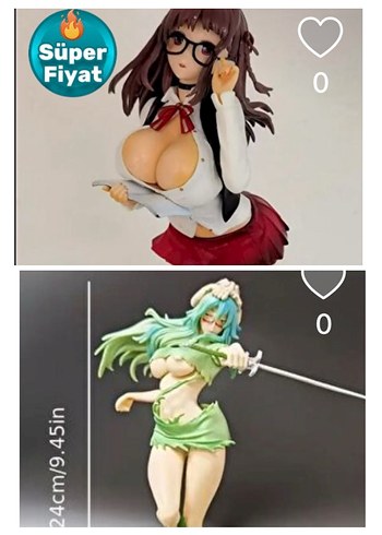 Sexy anime kızları figür