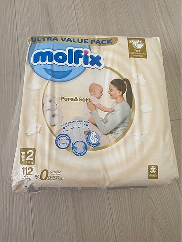 Molfix 2 beden bebek bezi