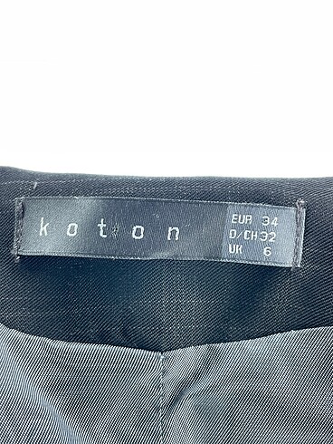 34 Beden siyah Renk Koton Blazer %70 İndirimli.