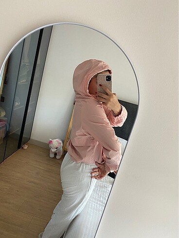 s Beden pembe Renk yağmurluk
