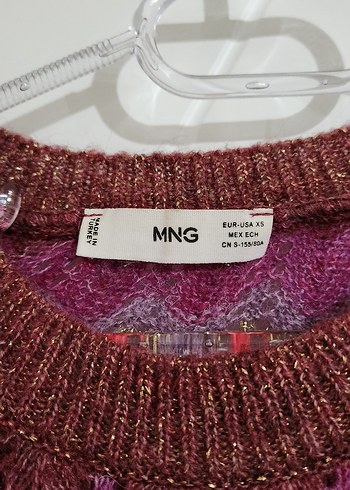 Renkli Bohem Kadın Örgü Kazak - Görsel 3