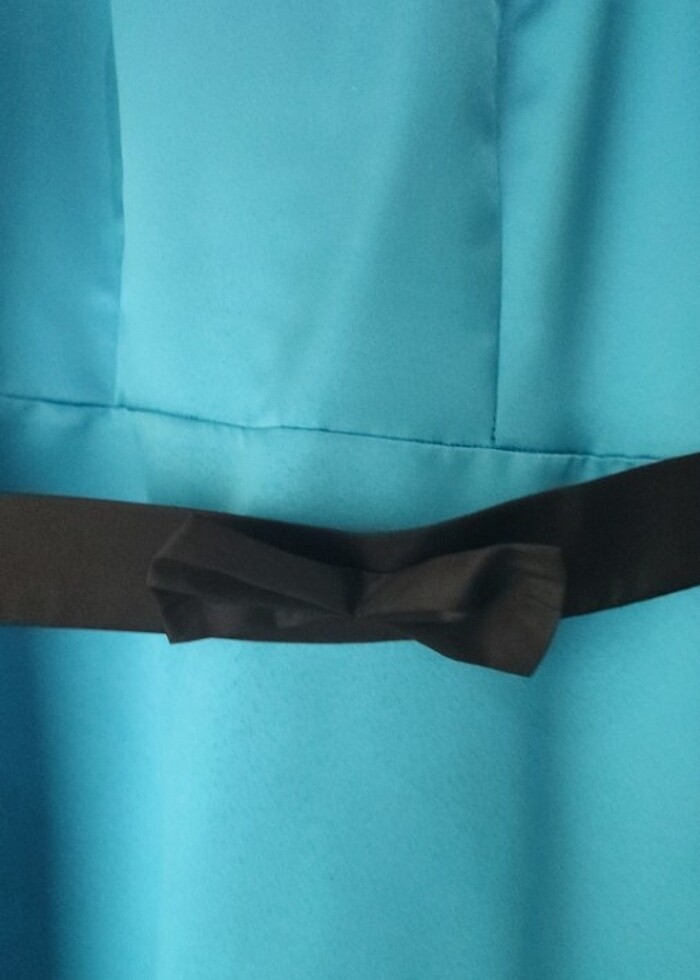 Tesettür dar kalıp elbise - Görsel 2