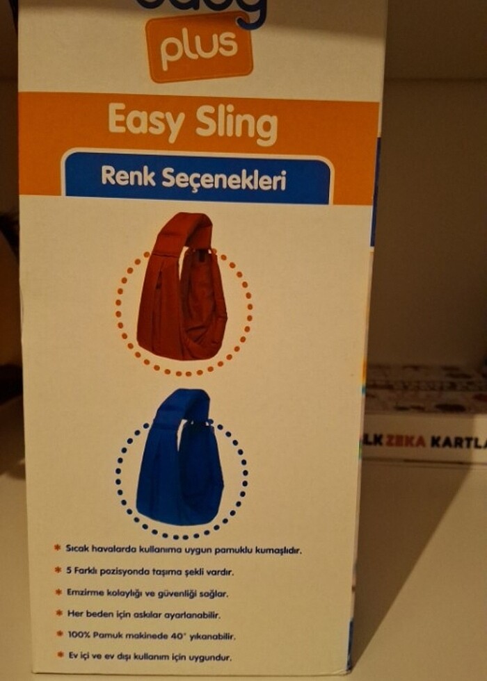 Ana Kucağı-Sling E Bebek Baby Plus - Görsel 2