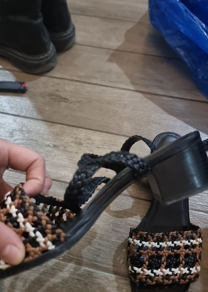 Mango topuklu sandalet - Görsel 3