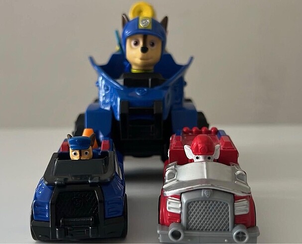 Paw Patrol araba 4 parça