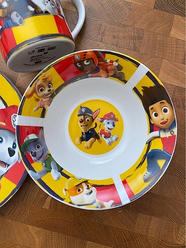  Beden Paw Patrol 3 parça Tabak Bardak