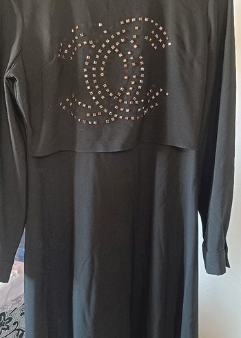 Uzun Kollu Siyah Gotik Uzun Elbise