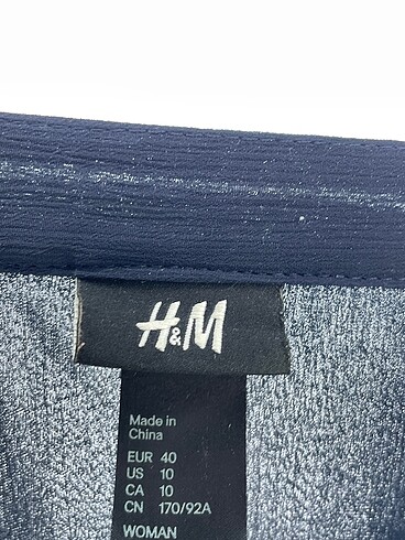 40 Beden lacivert Renk H&M Kısa Elbise %70 İndirimli.