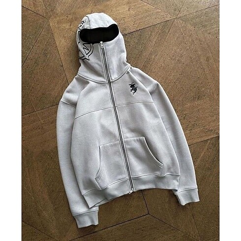 Hırka beyaz oversize
