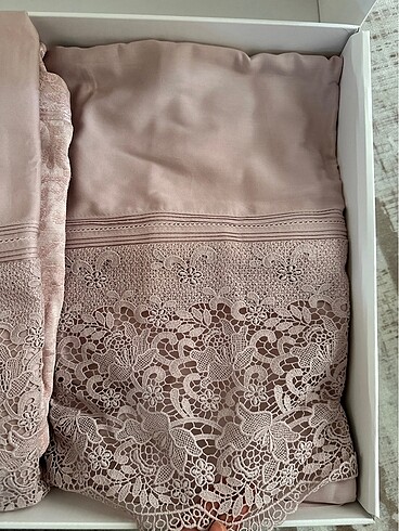 Gelin Home fransız dantel pike nevresim takımı - Görsel 4