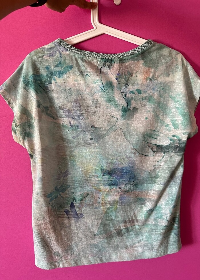 Önü şifon bluz - Görsel 2