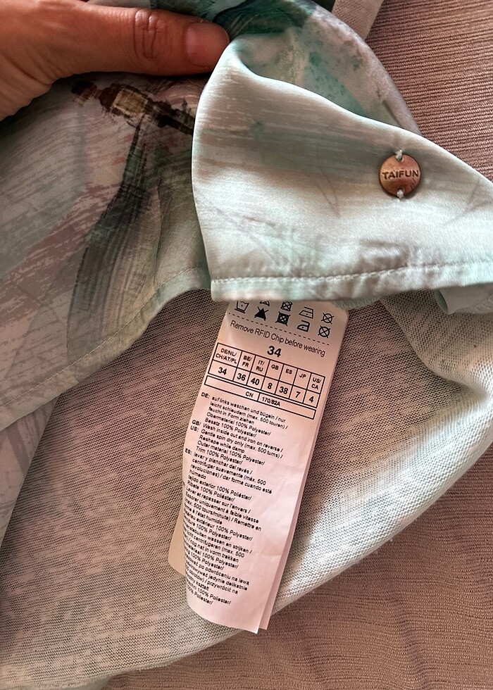 Önü şifon bluz - Görsel 3