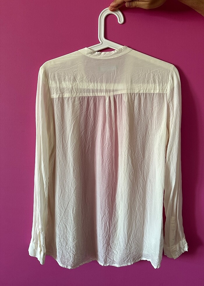 Mango ipek gömlek - Görsel 2