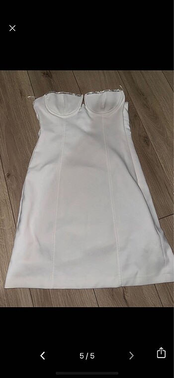 Zara Zara Straplez Elbise