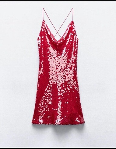 Zara Pul Payet Elbise