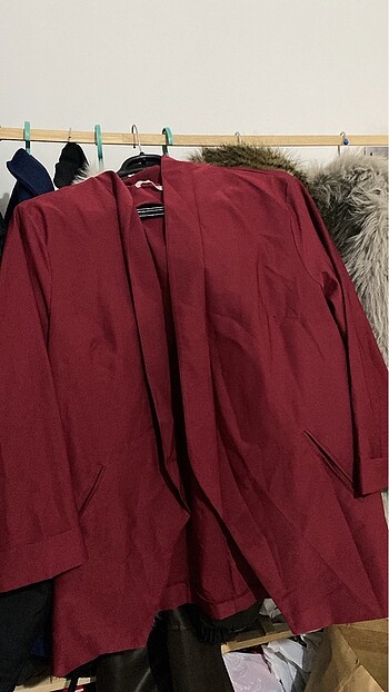 Diğer bordo blazer ceket