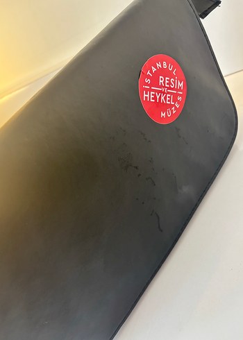 Tokalı Siyah Deri Kadın Omuz Çantası - Görsel 4