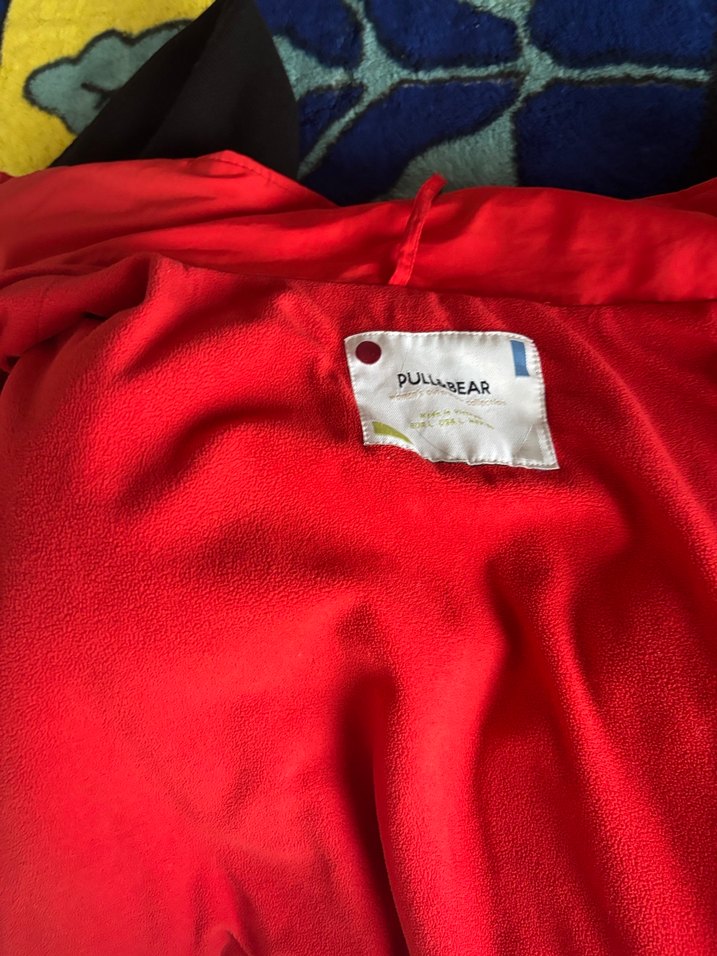 Kırmızı Kadın Midi Kışlık Mont - Görsel 5