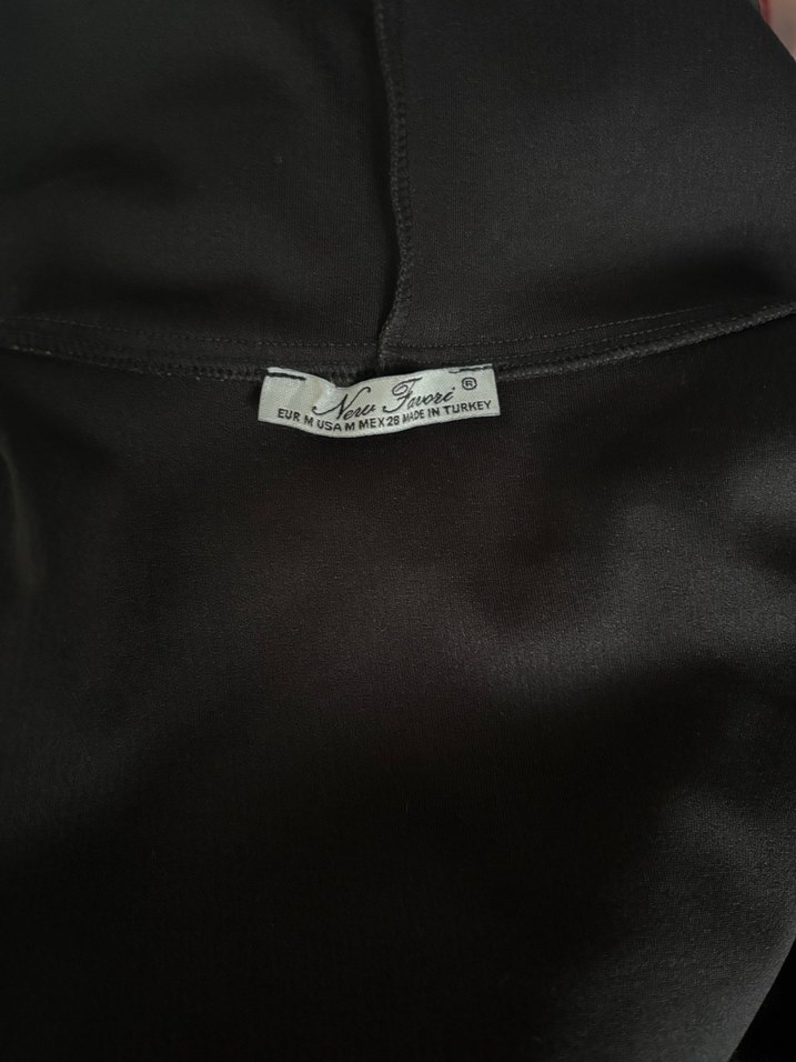 Kadın Siyah Fermuarlı Body Zinciri - Görsel 3