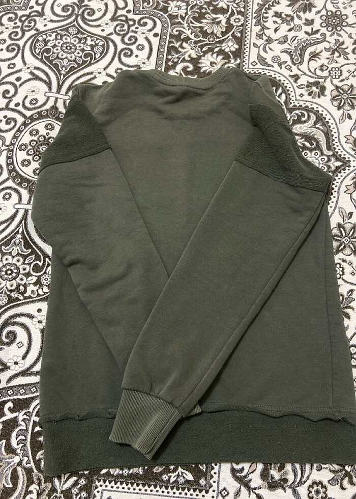 Yeşil sweatshirt erkek - Görsel 3