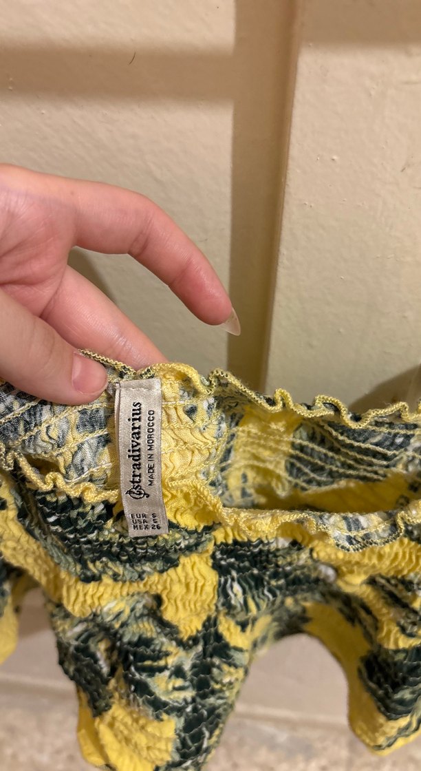 Lastikli keten bohem üst - Görsel 2