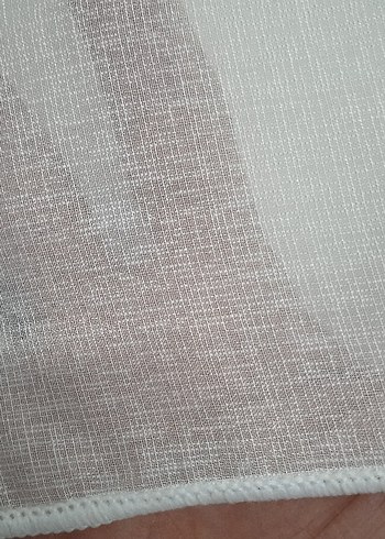 naturel rengi düz perde - Görsel 2