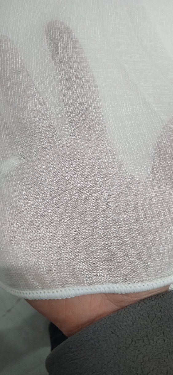 naturel rengi düz perde - Görsel 3