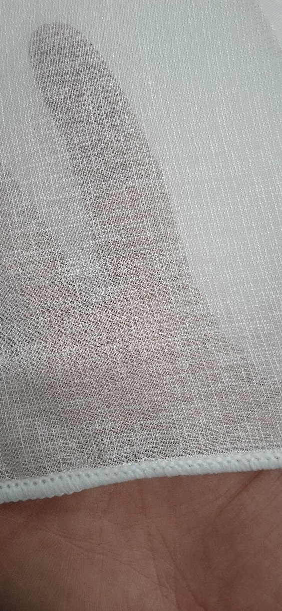 naturel rengi düz perde - Görsel 2