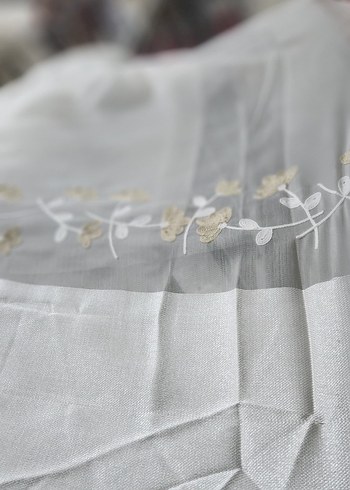 Beyaz Nakışlı Perde - Klasik Stil - Görsel 7