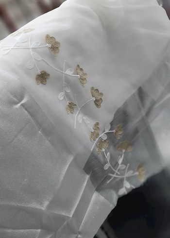 Beyaz Nakışlı Perde - Klasik Stil - Görsel 5