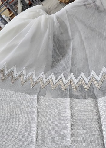 Beyaz Nakışlı Perde - Klasik Stil - Görsel 8