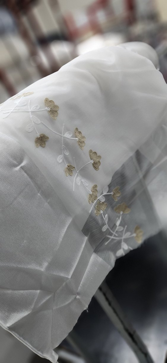 Beyaz Nakışlı Perde - Klasik Stil - Görsel 5