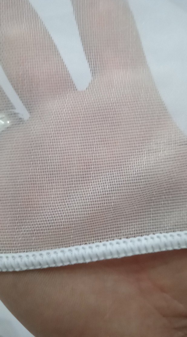 Beyaz Modern Düz Tül Perde ttm - Görsel 4