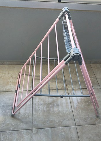  Beden Renk Pembe Katlanabilir Kurutmalık Askı