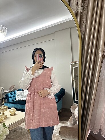 Tüvit kumaş tunik - Görsel 2