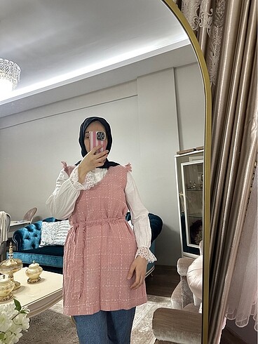 Tüvit kumaş tunik - Görsel 3