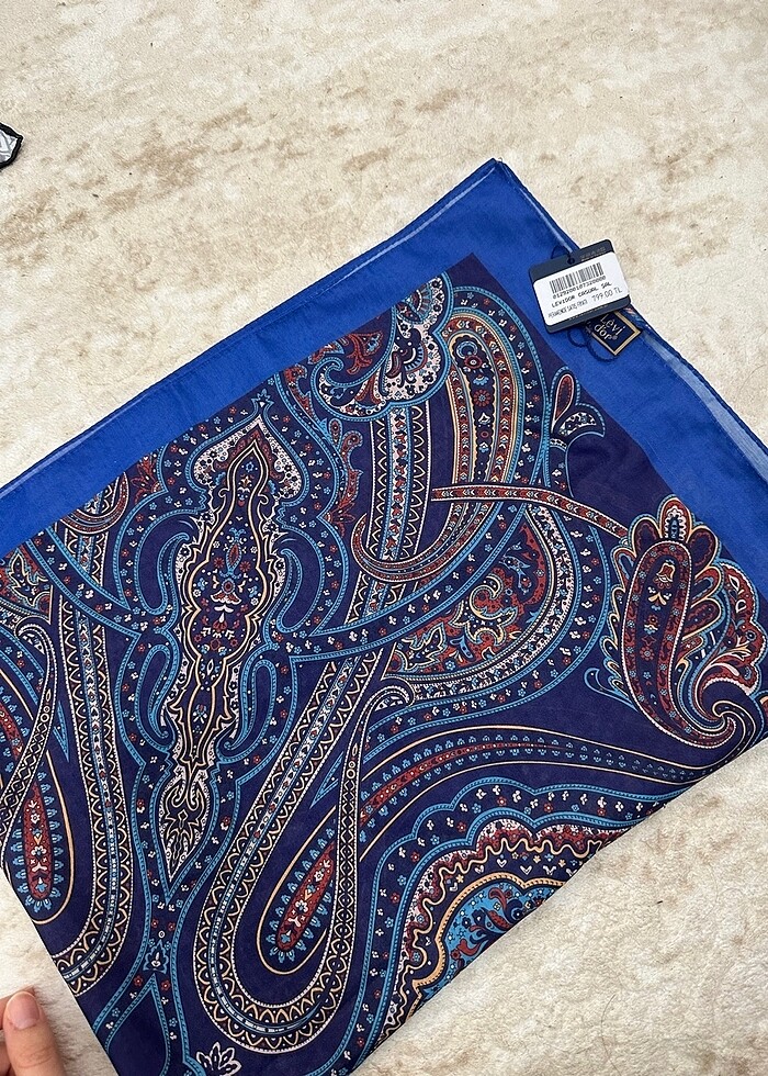 Levidor etnik desen şal - Görsel 2