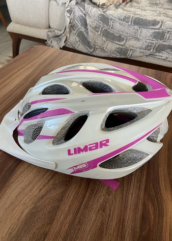 Pembe Biker Stil Bisiklet Kaskı - Görsel 3