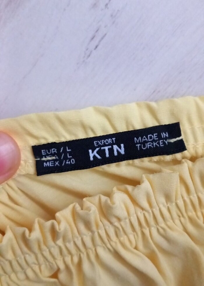 sarı bluz - Görsel 3