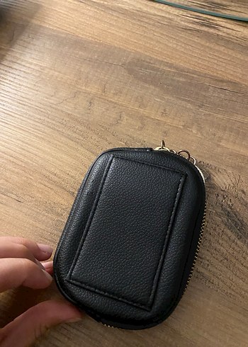 Beden siyah Renk Siyah Deri Kadın Cüzdanı