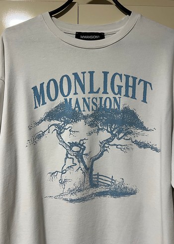 moonlight mansion oversize boxy fit tisört - Görsel 2