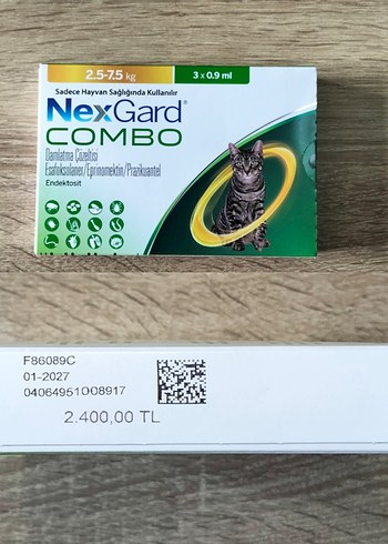 NexGard Combo Kedi İçin iç dış parazit