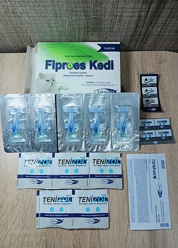 Fibroes tenizol iç dış kedi