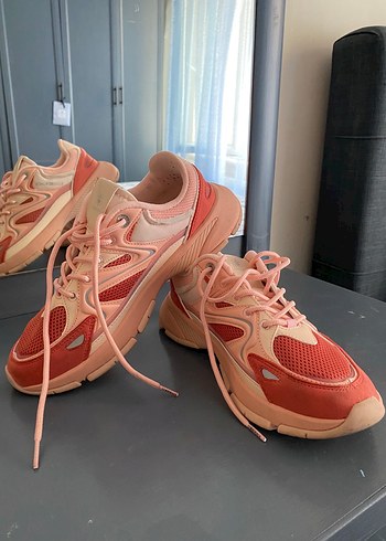 Pembe Bağcıklı Kadın Spor Ayakkabı lumberjack - Görsel 3