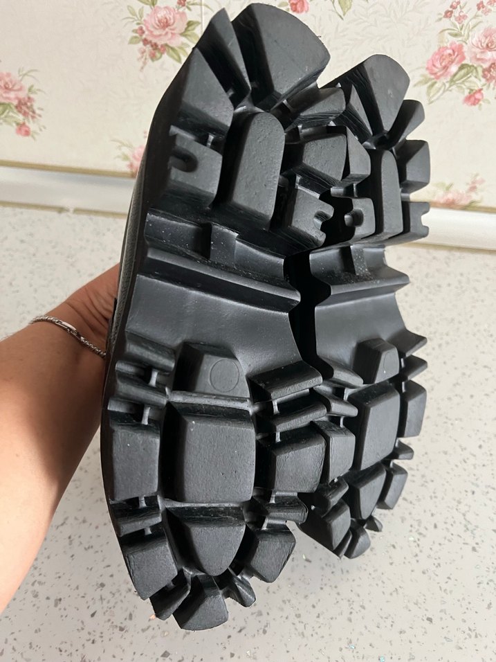 Parlak Siyah Platform Topuklu Loafer - Görsel 4